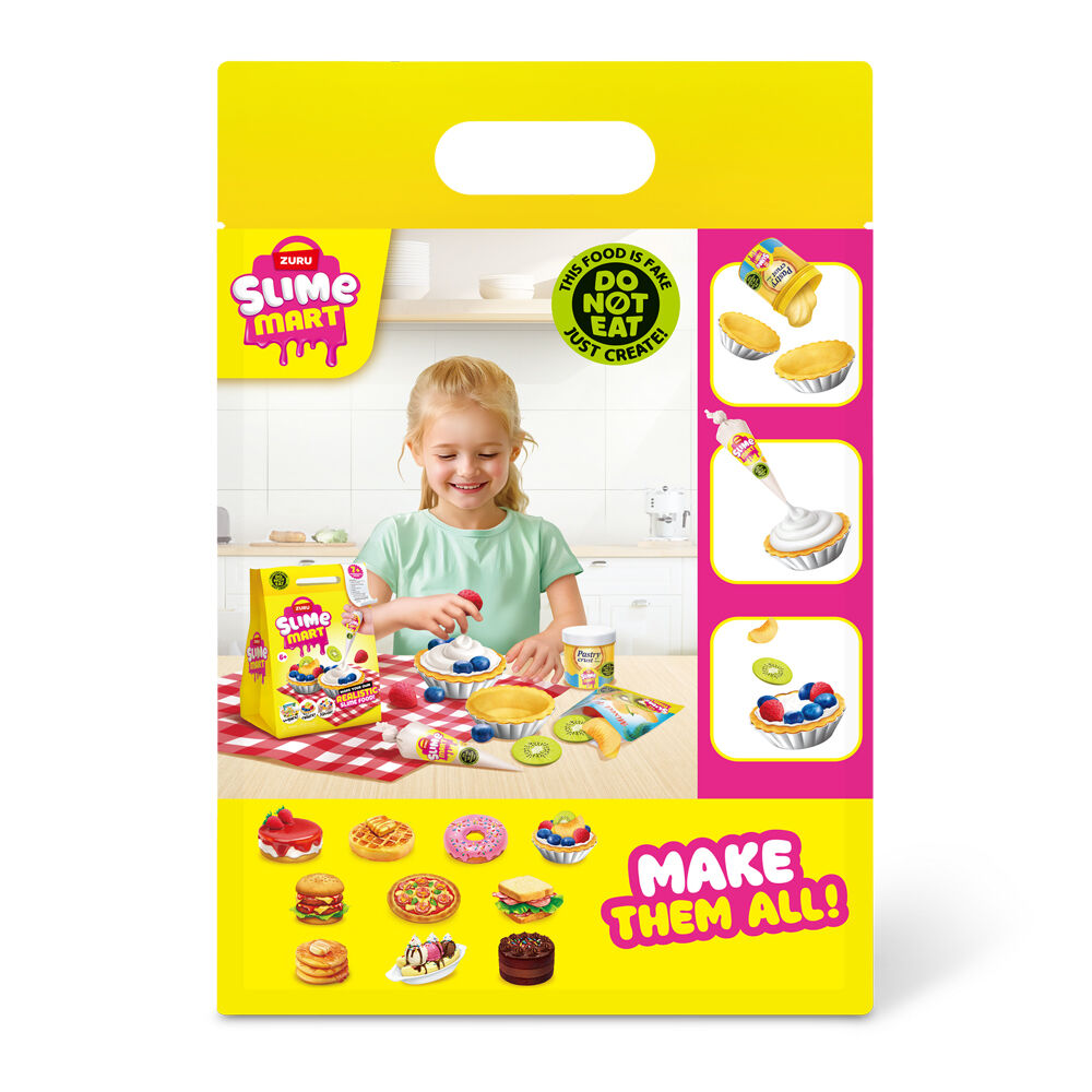 Zuru Kids Modelling Clay Slime Mart - Small Shopping Bag Series 1 Fruit Tart — image 2