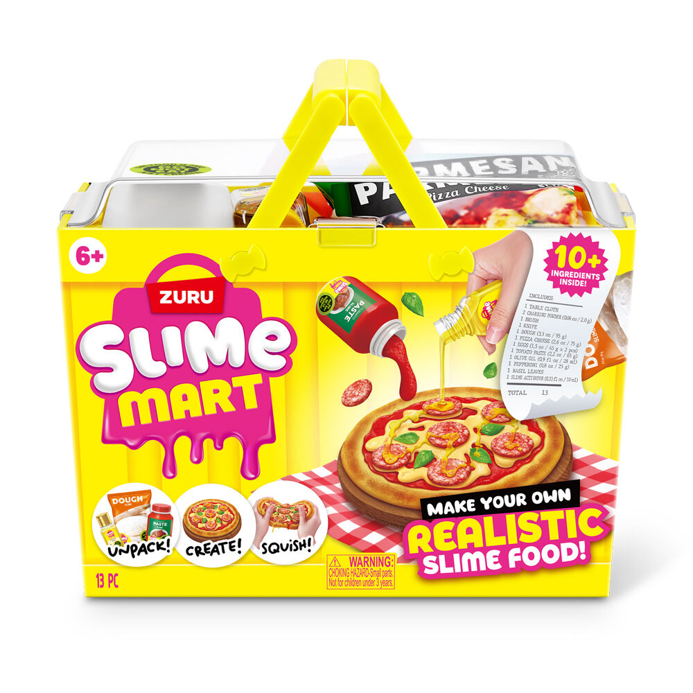 Zuru Kids Modelling Clay Slime Mart - Shopping Basket Series 1 Pizza