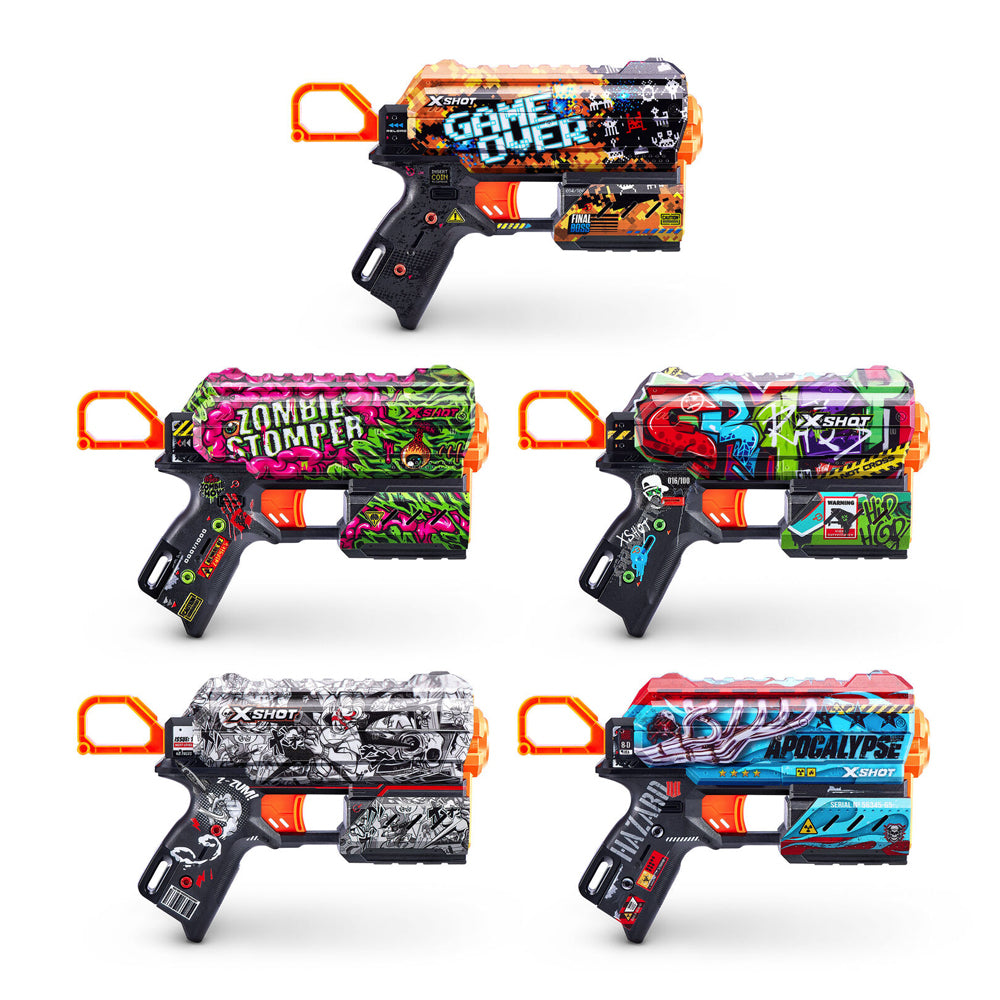 Zuru X-Shot Skins Flux Blaster Gun w/ 8 Darts Kids/Children Toy Assorted 8+ — image 9
