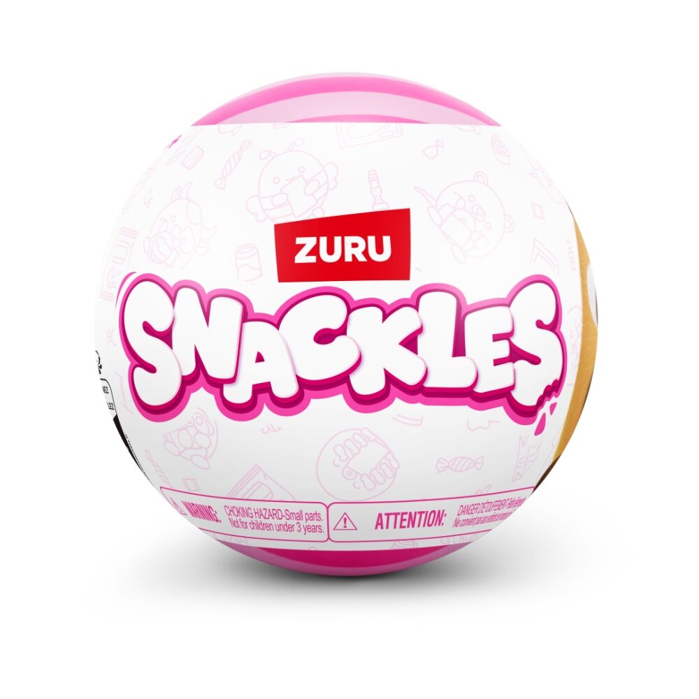 Zuru Snackles Core 5In Capsule Wave 3 Plush Soft Toy Children - 3y+ Assorted