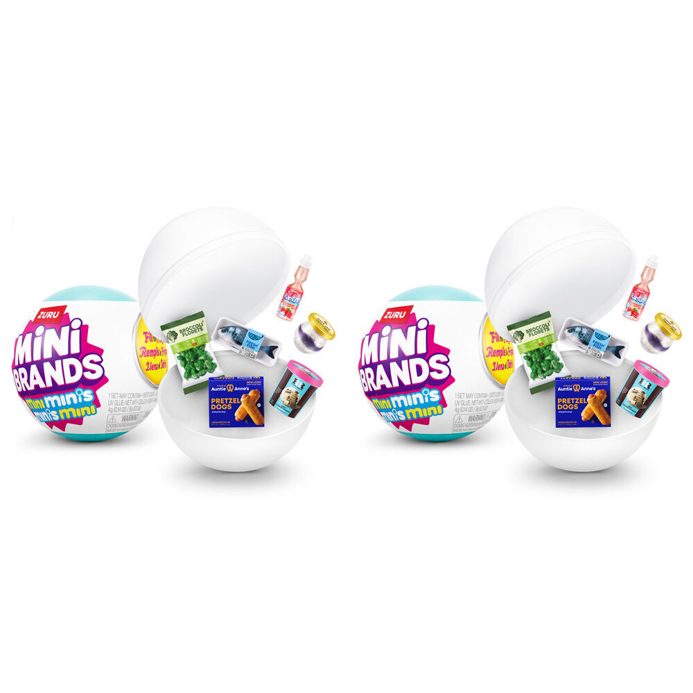 Zuru Mini Brands Fill the Fridge Minis Display Playset Kids/Children 8y+ (2 Pack)