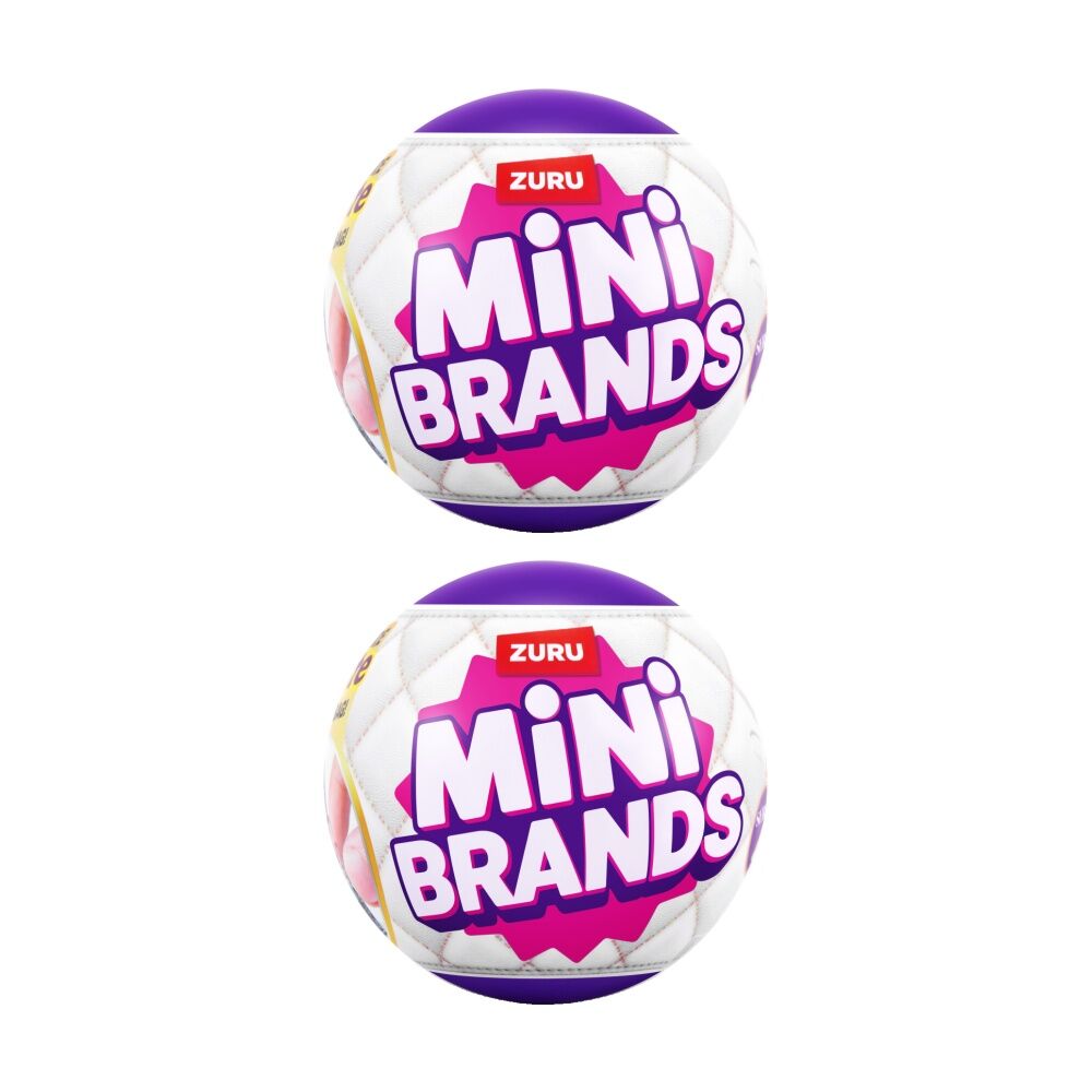 Zuru Mini Brands Fashion Series 4 Miniatures Kids/Children - 3y+ Assorted (2 Pack)