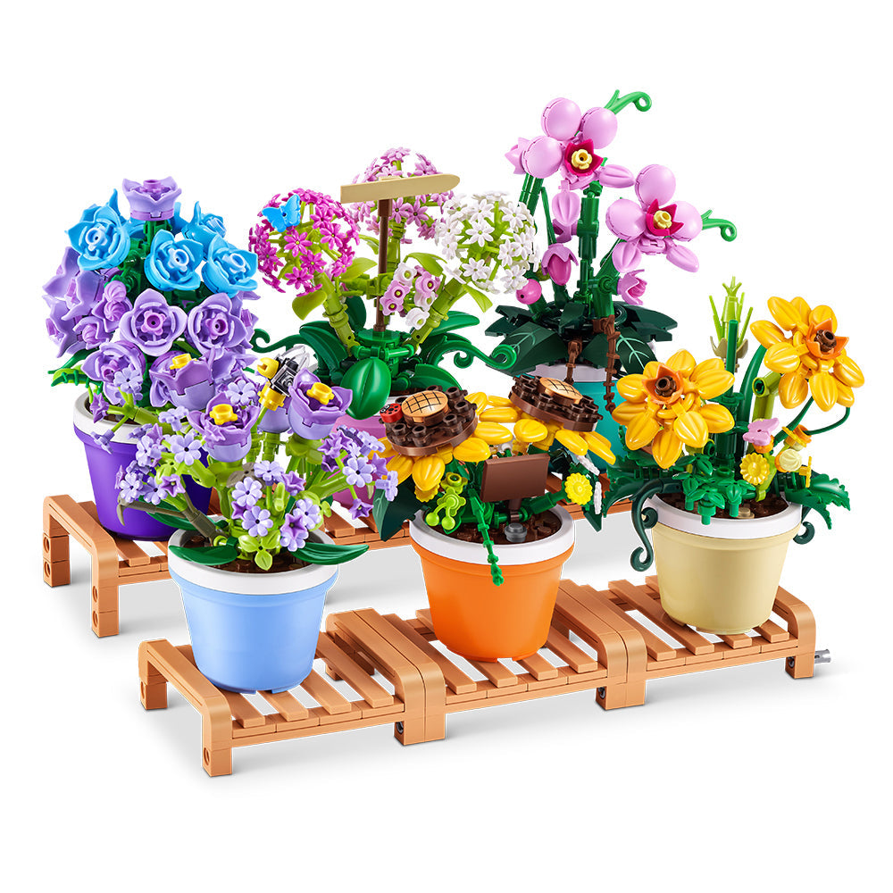 Zuru Max Premium Garden Pot Series Building Bricks Kids Toy Set 8y+ (151 Pieces) — image 2