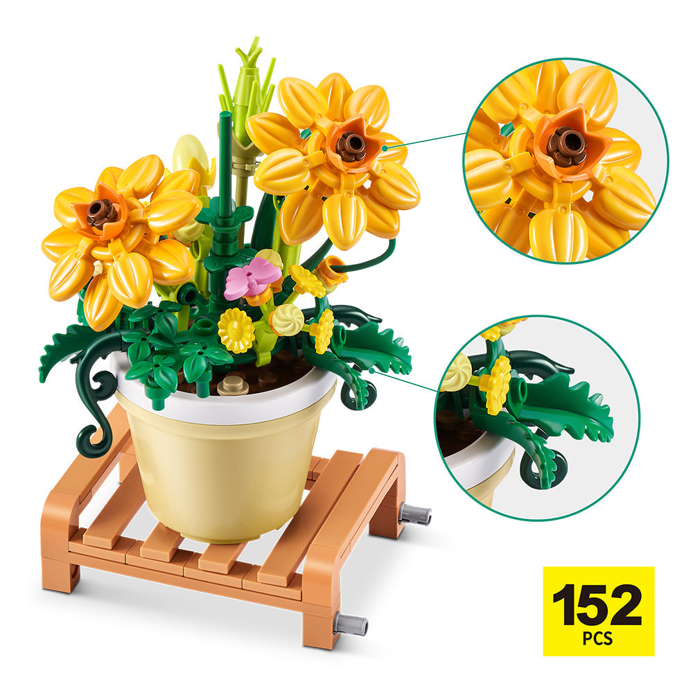 Zuru 151pc Zuru Max Premium Garden Pot Series Building Bricks Kids Toy Set 8y+ (2 Pack) — image 5