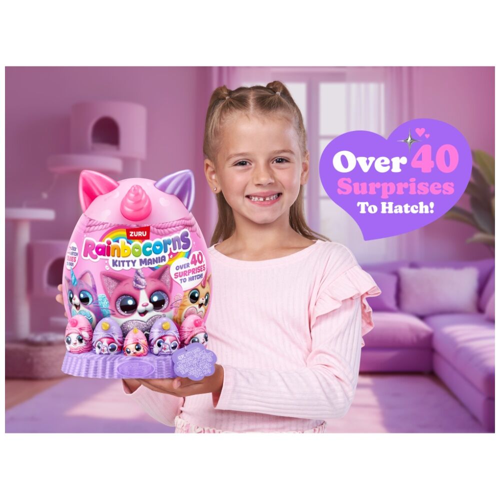 Zuru Rainbocorns Eggzania Kittymania Plush Soft Toy Children/Kids - 3y+ — image 2