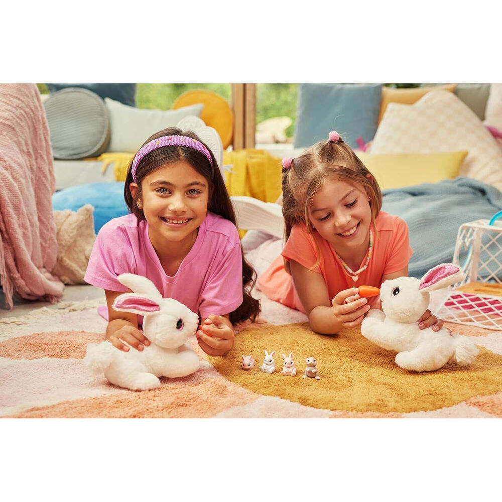 Zuru Pet's Alive Mama Bunny Surprise Stuffed Plush Animal Kids Play Toy 3y+ — image 4