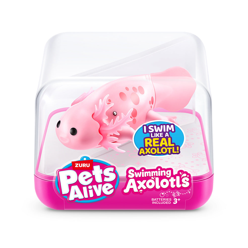 Zuru Pet's Alive Robo Axolotls Kids/Children Fun Play Bath Toy Assorted 3y+ (2 Pack) — image 2