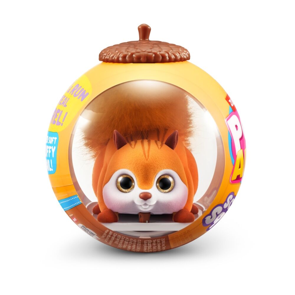 Zuru Pet's Alive Scurry n Squirrel Plush Soft Toy Children/Kids - 3y+ Assorted