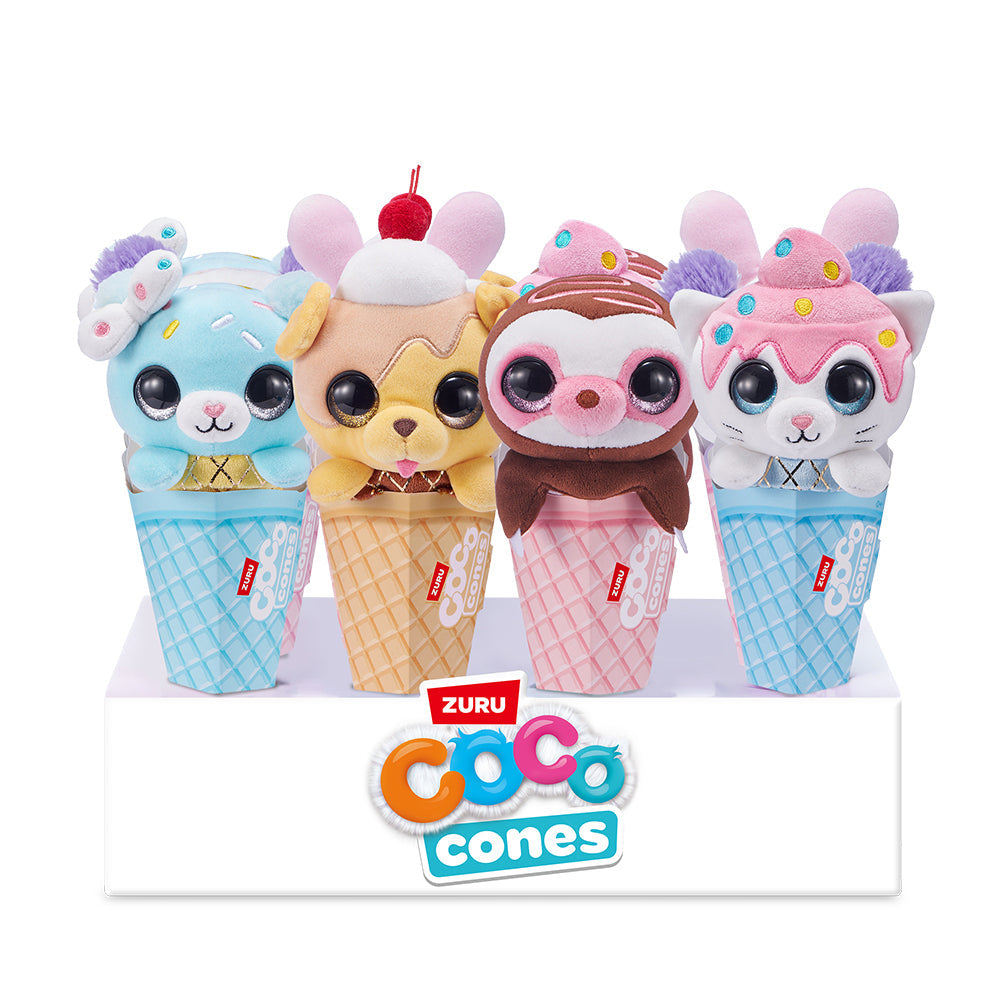 Zuru Coco Cones Sweet Animal Plush Kids/Children Stuffed Toy Assorted 3y+ (3 Pack) — image 6
