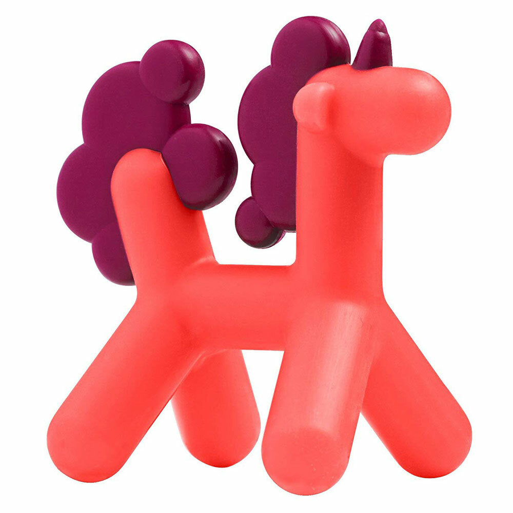 Boon Prance Silicone Teether Baby/Newborn Teething Toy Unicorn 0m+ Pink/Purple — image 2