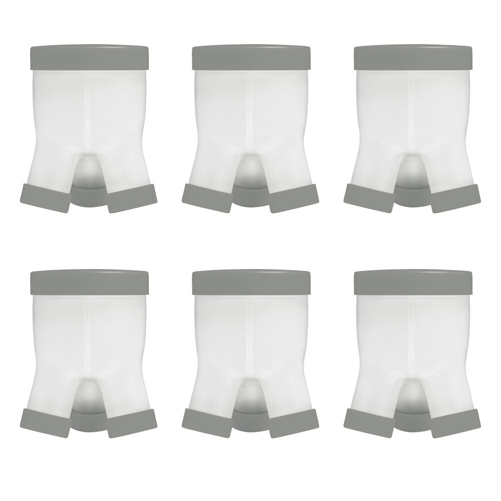 Boon Tripod Baby Formula Dispenser/Storage Container Holds 3x Servings Grey (6 Pack)