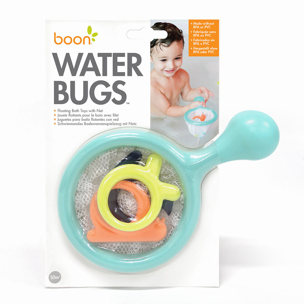 Boon Water Bugs Bath Play Toy Floating Fun w/ Fishing Net Baby/Kids 10m+ (4 Pieces) — image 3