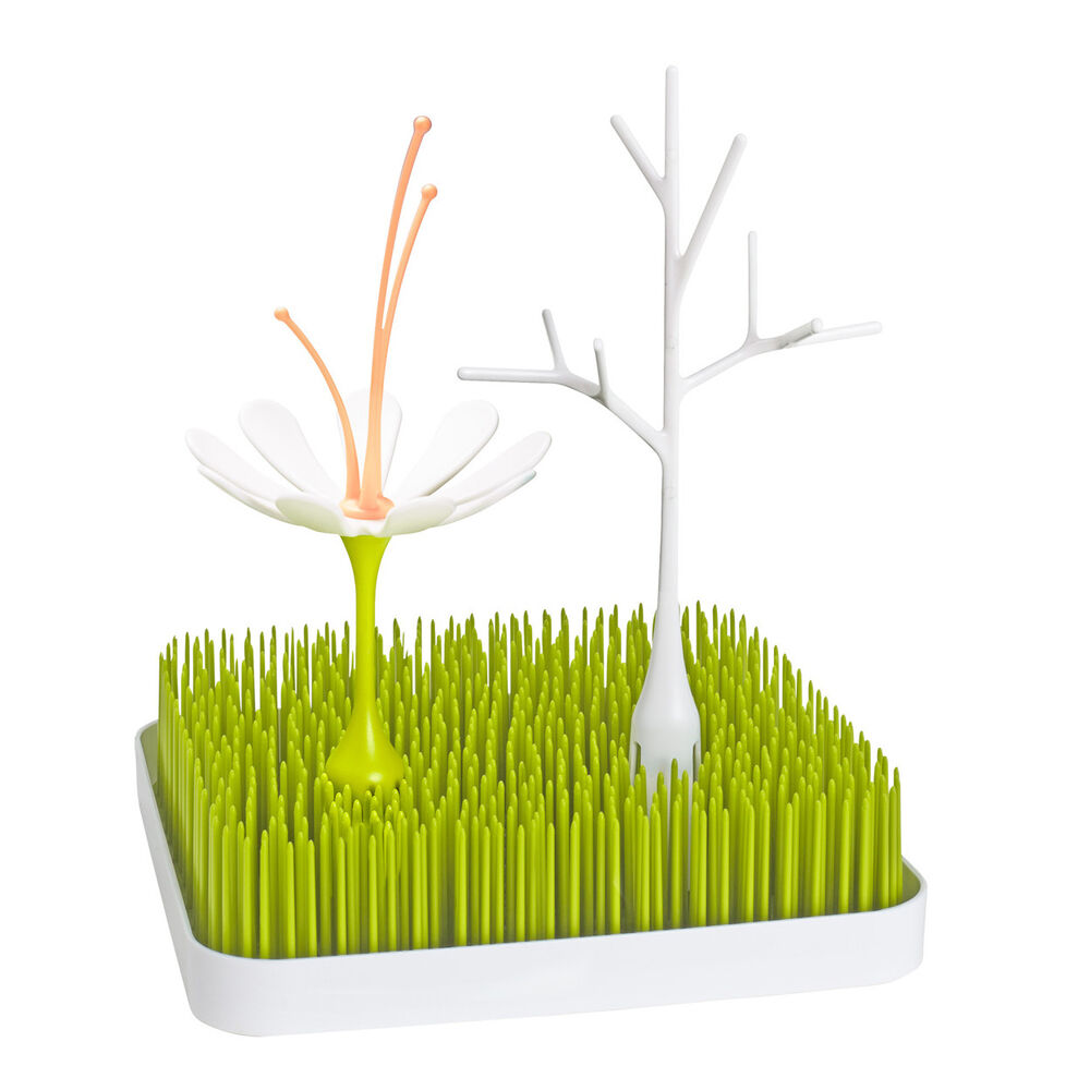 Boon Stem/Twig 27cm Bottle Baby Drying Rack Accessory f/Grass/Lawn Countertop (2 Pack) — image 2
