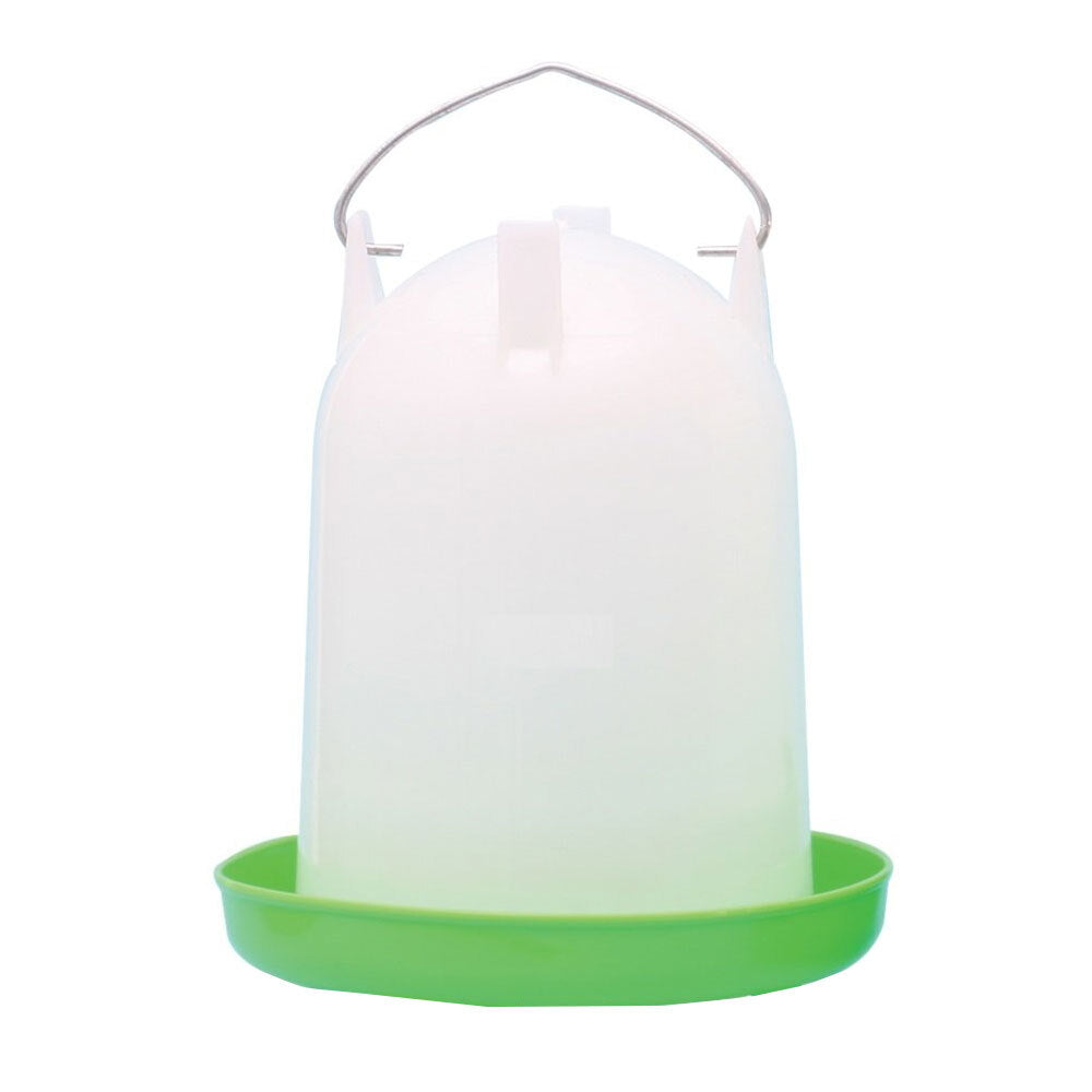 Showmaster Show Master Green and White Straight Type Poultry/Bird Drinker 122L 4L (2 Pieces)