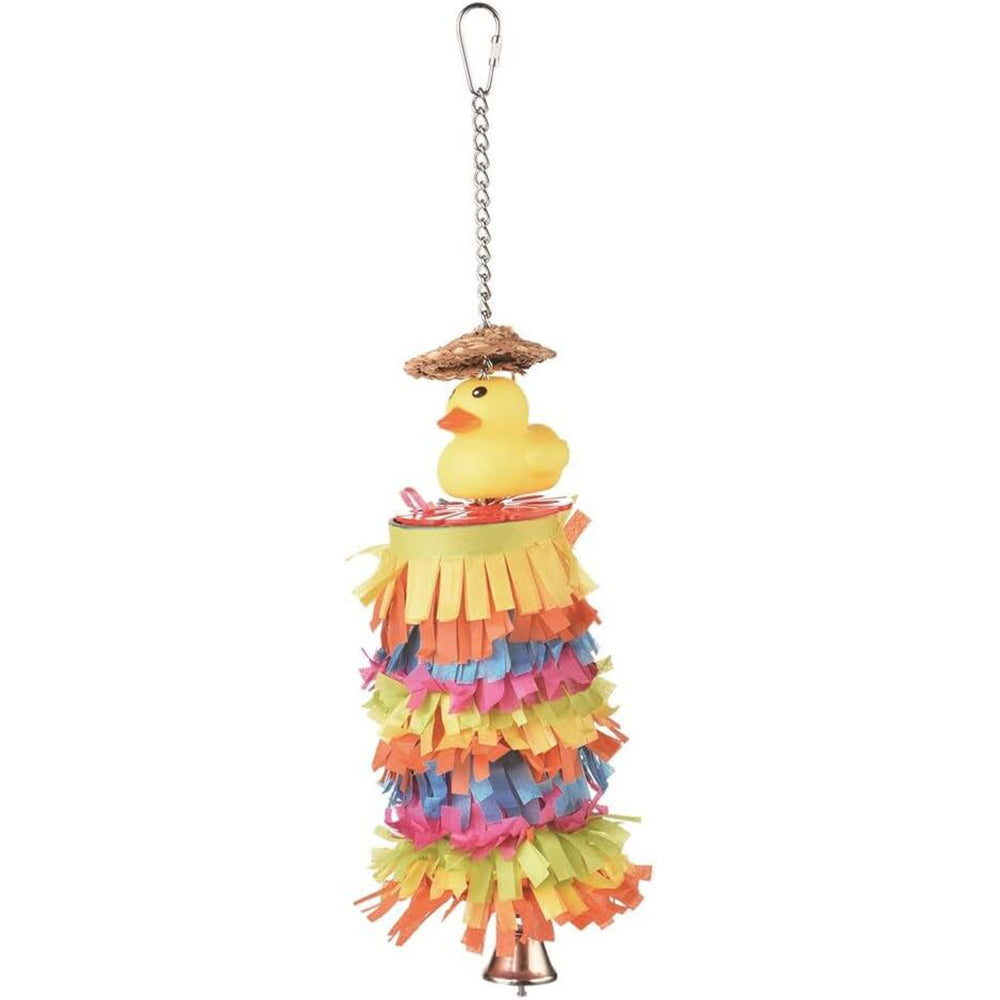 Nature Island Hanging Pinata Garland Bird Pet Cage Interactive Fun Toy Large