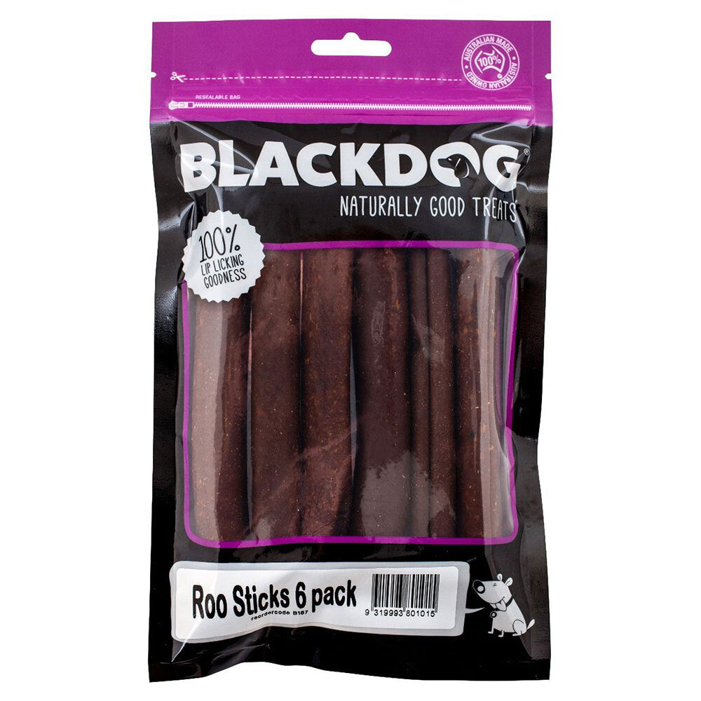 Blackdog Naturally Good Pet/Dog Kangaroo Sticks Healthy Treats/Reward/Food (6 Pieces)