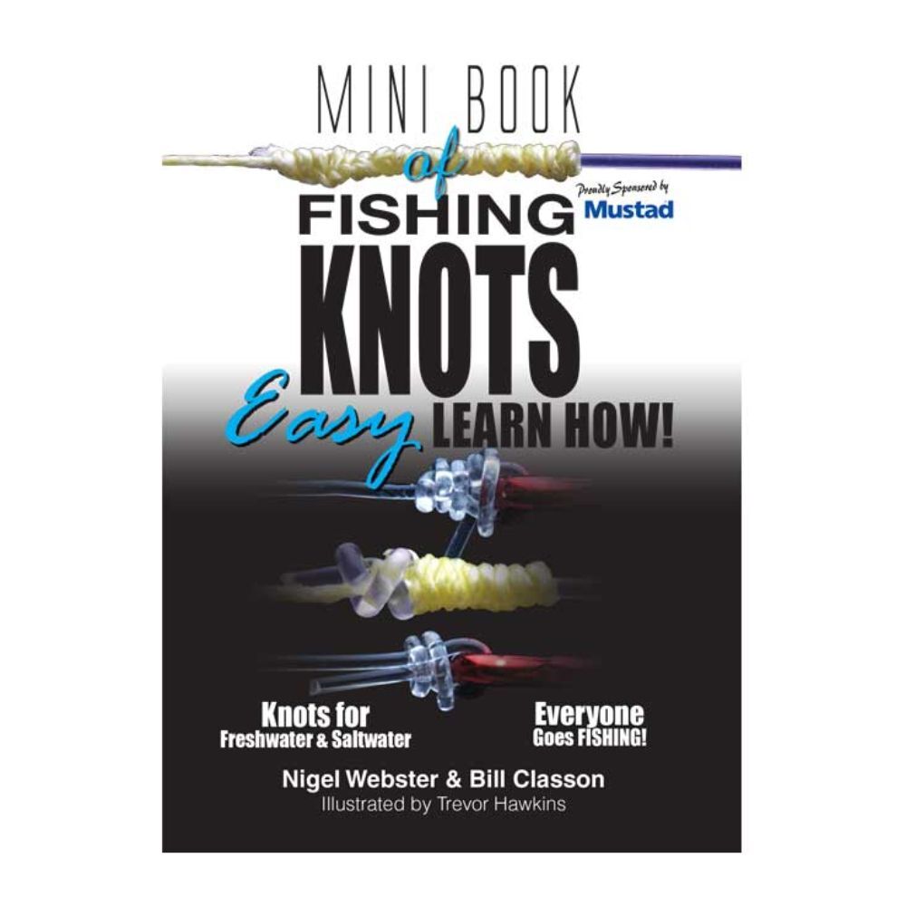 Afn Mini Book of Knots & Rigs Fishing Guide Book 24-Pages 15.5x11cm Paperback