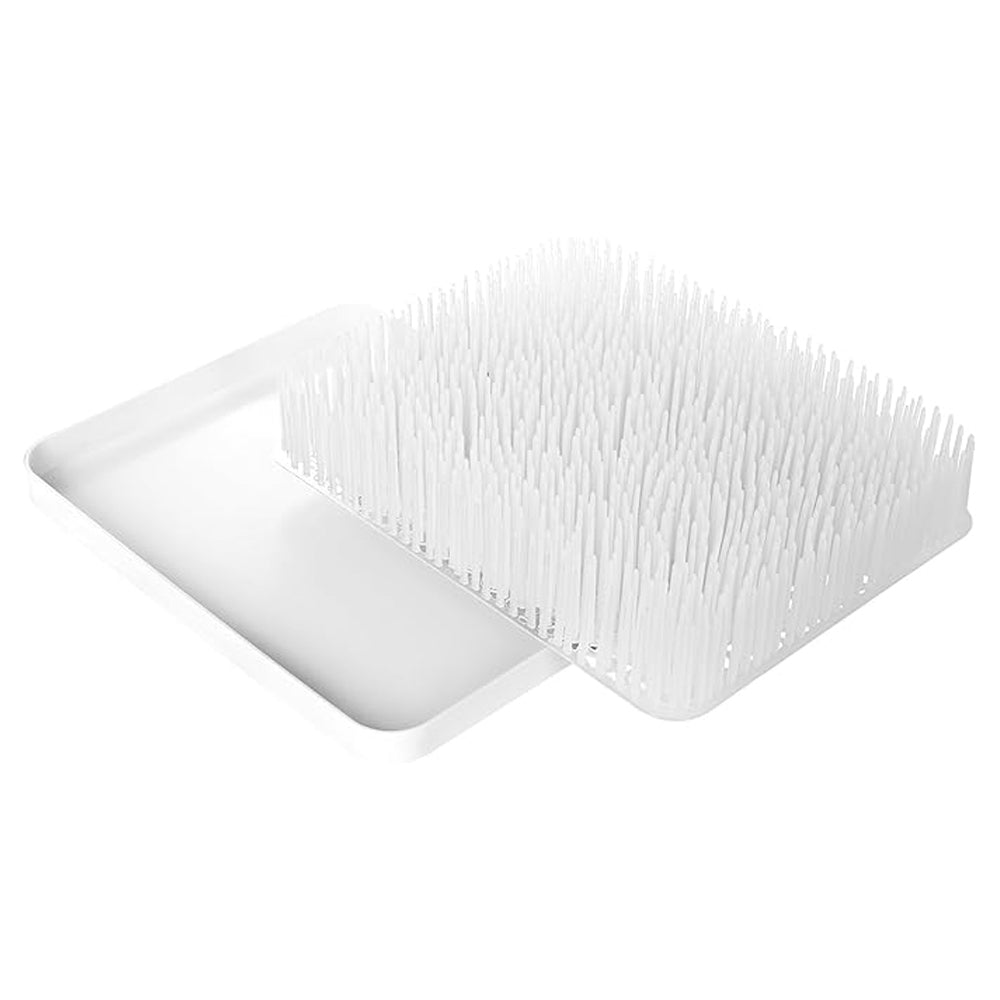 Boon Lawn Multi Purpose Countertop Bench Bristles Dish Drying Rack - White — image 2