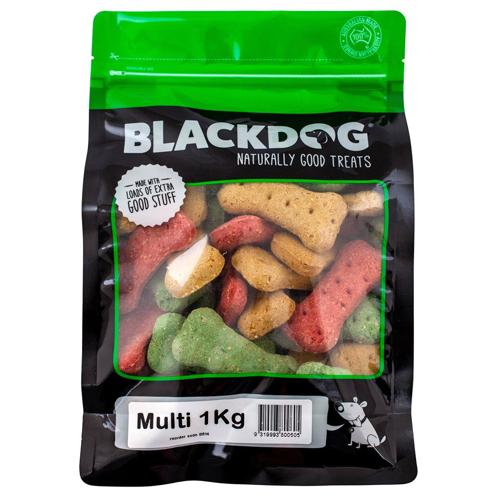Blackdog 1kg Naturally Good Pet/Dog Premium Multi Mix Biscuits Healthy Treats (2 Pack) — image 2