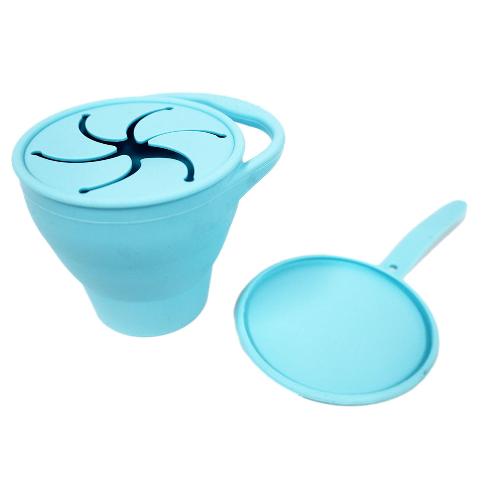 Cuddle Bug Baby/Toddler Feeding Silicone Collapsible Snack Spinner Cup 320ml