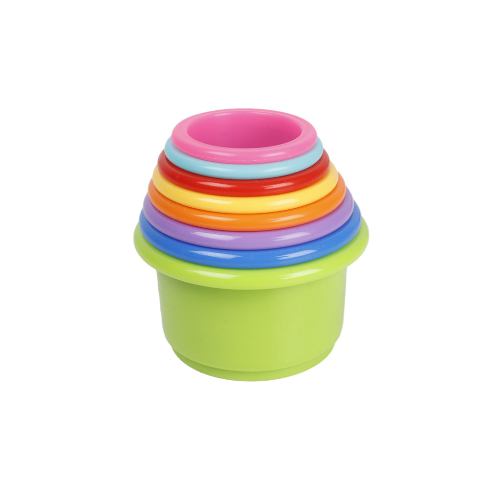 Cuddle Bug Baby/Toddler Stacking Fun Play Toy Cups 30x8.4cm Assorted (8 Pieces)