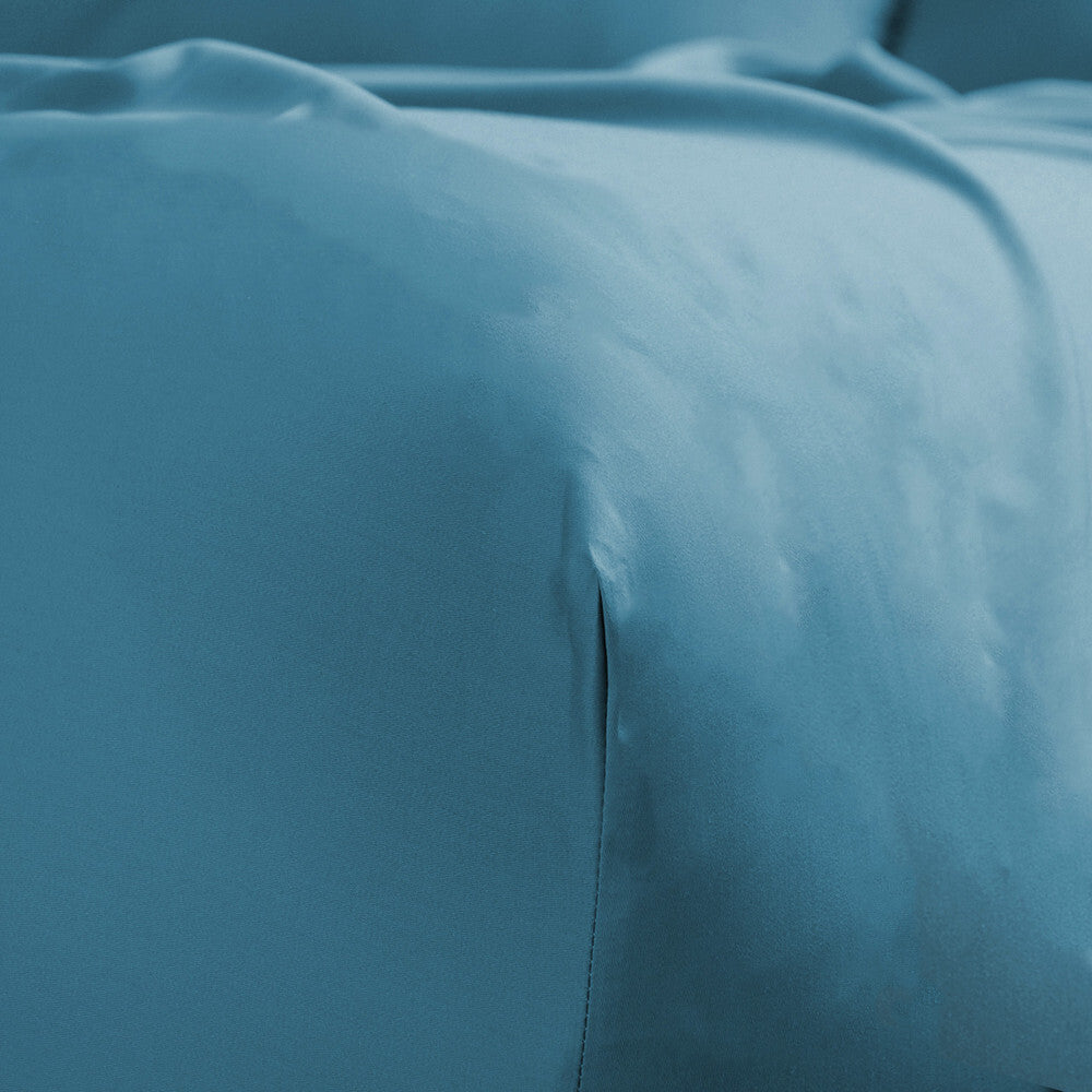 Canningvale Carrara Ocean Bed Fitted Sheet Set Alessia Bamboo Cotton — image 3
