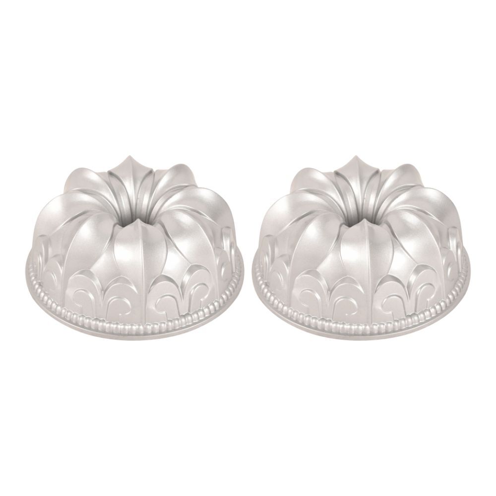 Brunswick Bakers Chateau Cast Bundt Pan Aluminum Non-Stick Bakeware 23x10cm (2 Pack)