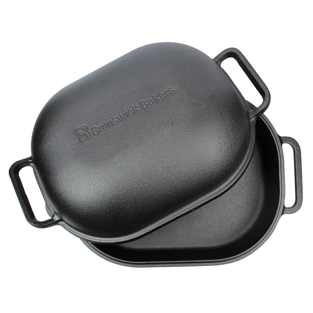 Brunswick Bakers Pre-seasoned Cast Iron Bread/Loaf Baking Pan 39x26cm Black — image 5