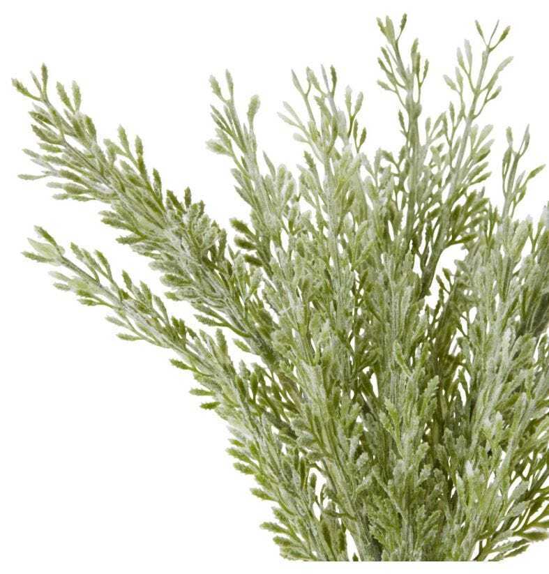 E Style 40cm Plastic Dusty Miller Bundle Artifical Faux Flower Decor Sage — image 2