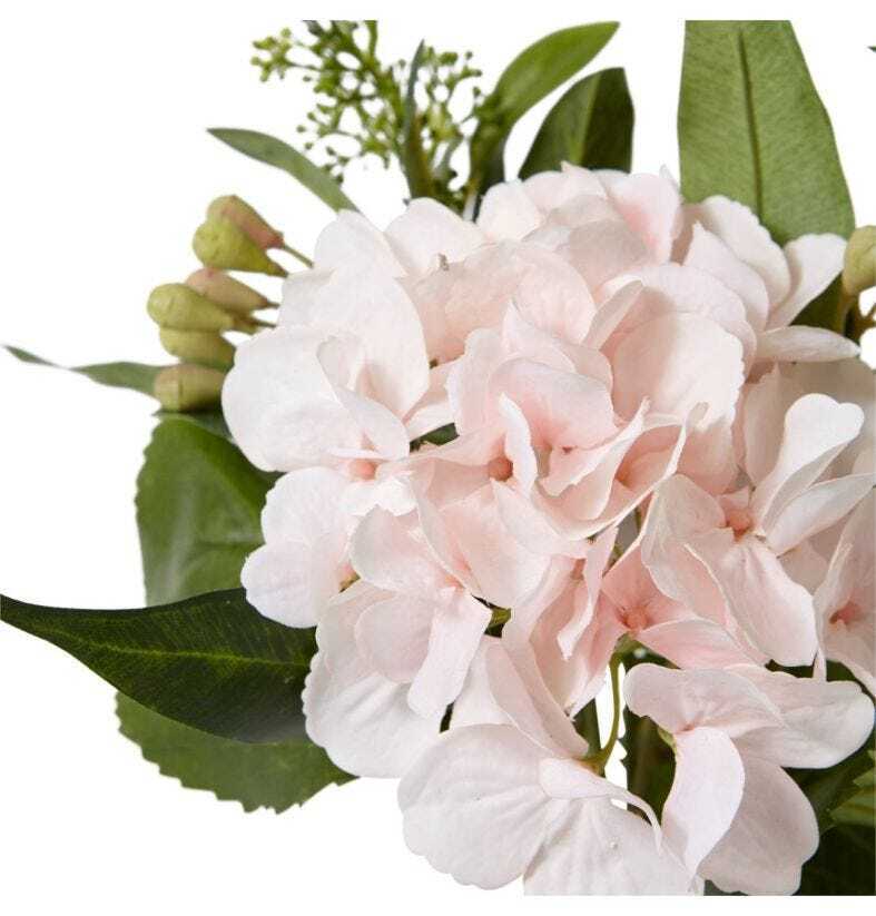 E Style 30cm Plastic Hydrangea Sadie Bouquet Artifical Flower Decor Pink — image 2