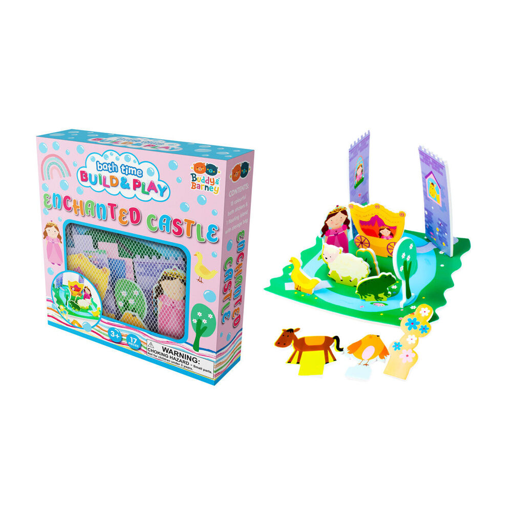 Buddy & Barney Bath Time Build And Play Enchanted Castle Toy Set 3y+ (17 Pieces) — image 2