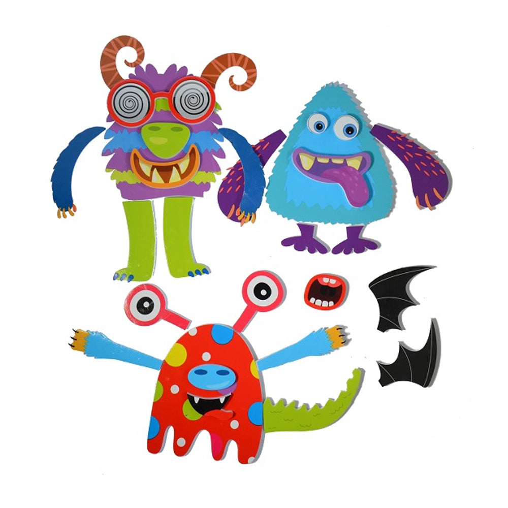 Bath Time Creative Stickers Silly Monsters w/ Storage Bag Kids/Children 3y+ (31 Pieces) — image 3