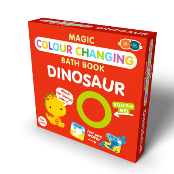 Buddy & Barney Magic Colour Changing Bath Book Dinosaur Kids/Children Play 1y+