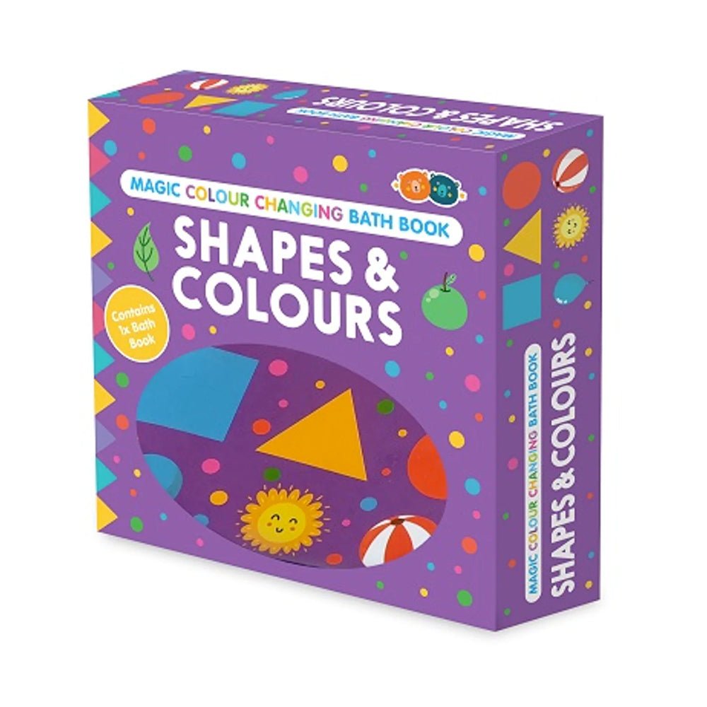 Buddy & Barney Magic Colour Changing Bath Book Shapes & Colours Kids Fun Play 1+