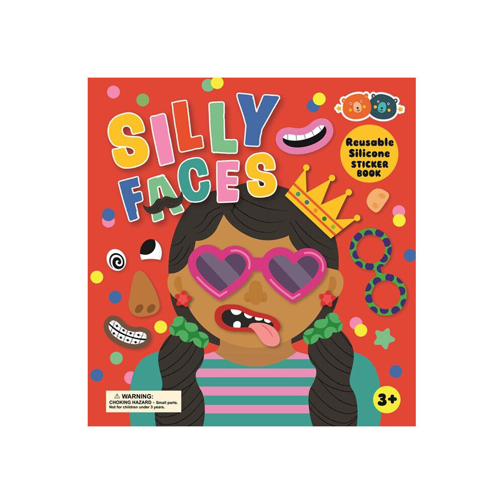 Buddy & Barney Reusable Silicone Sticker Book Silly Faces & Animals 3y+ (2 Pieces) — image 2