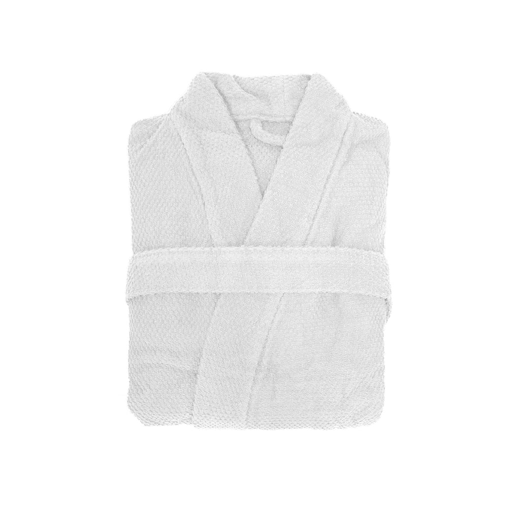 Bambury Home Living Angove Cotton Size Medium White Robe/Dressing Gown