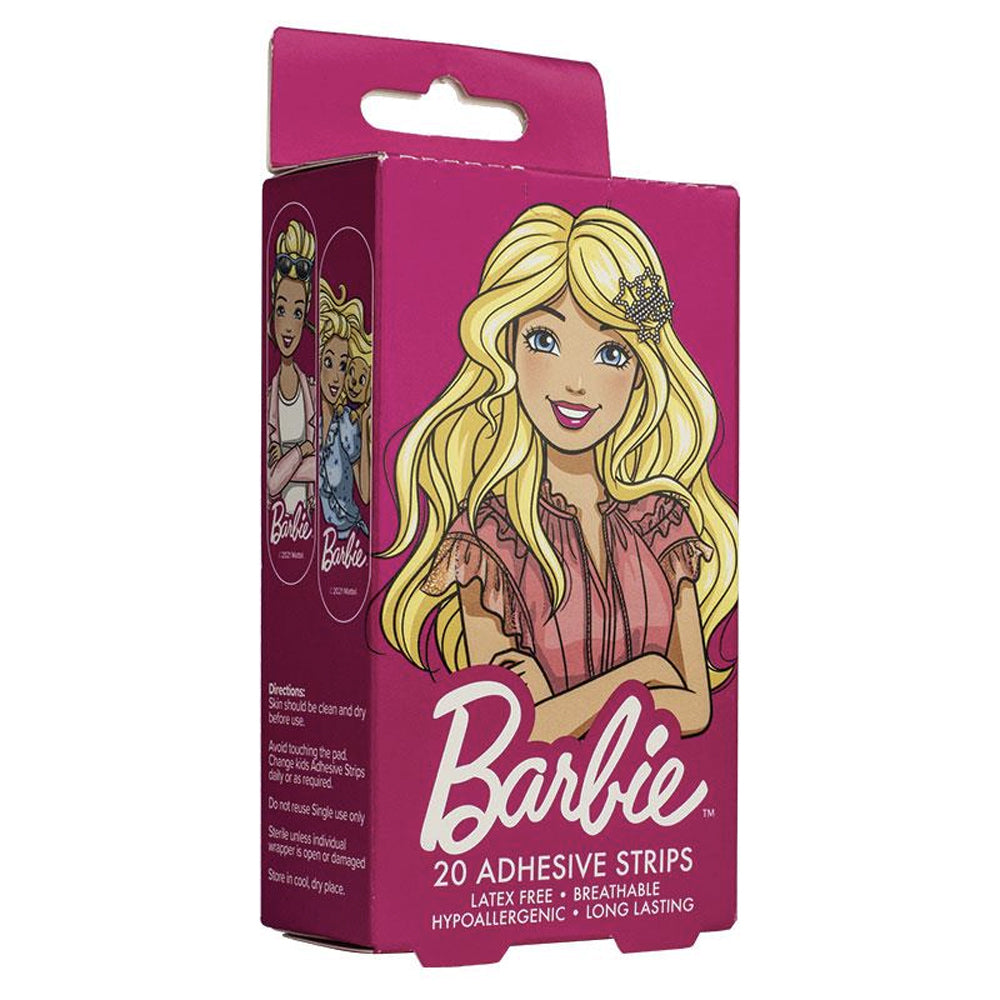 Barbie Kids/Children Adhesive Bandages Plasters First Aid Wound Protection (20 Pieces)
