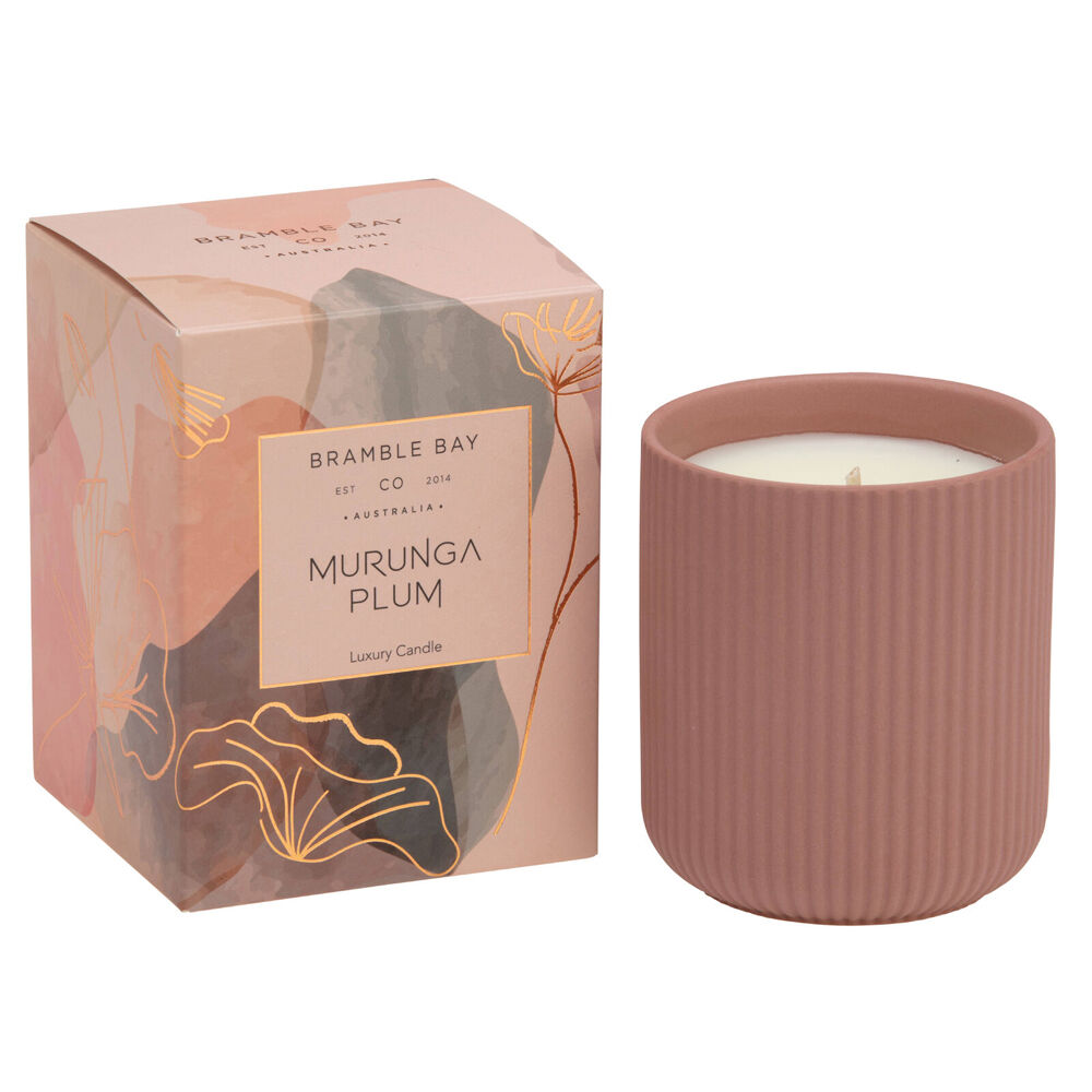 Bramble Bay 270g Native Plum Murunga and Vanilla Scented Ceramic Candle — image 2