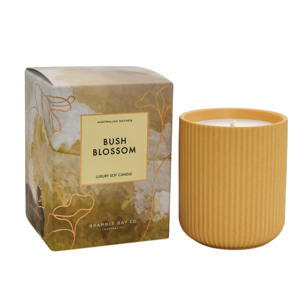 Bramble Bay 270g Native Plum Bush Blossom Scented Ceramic Candle — image 2