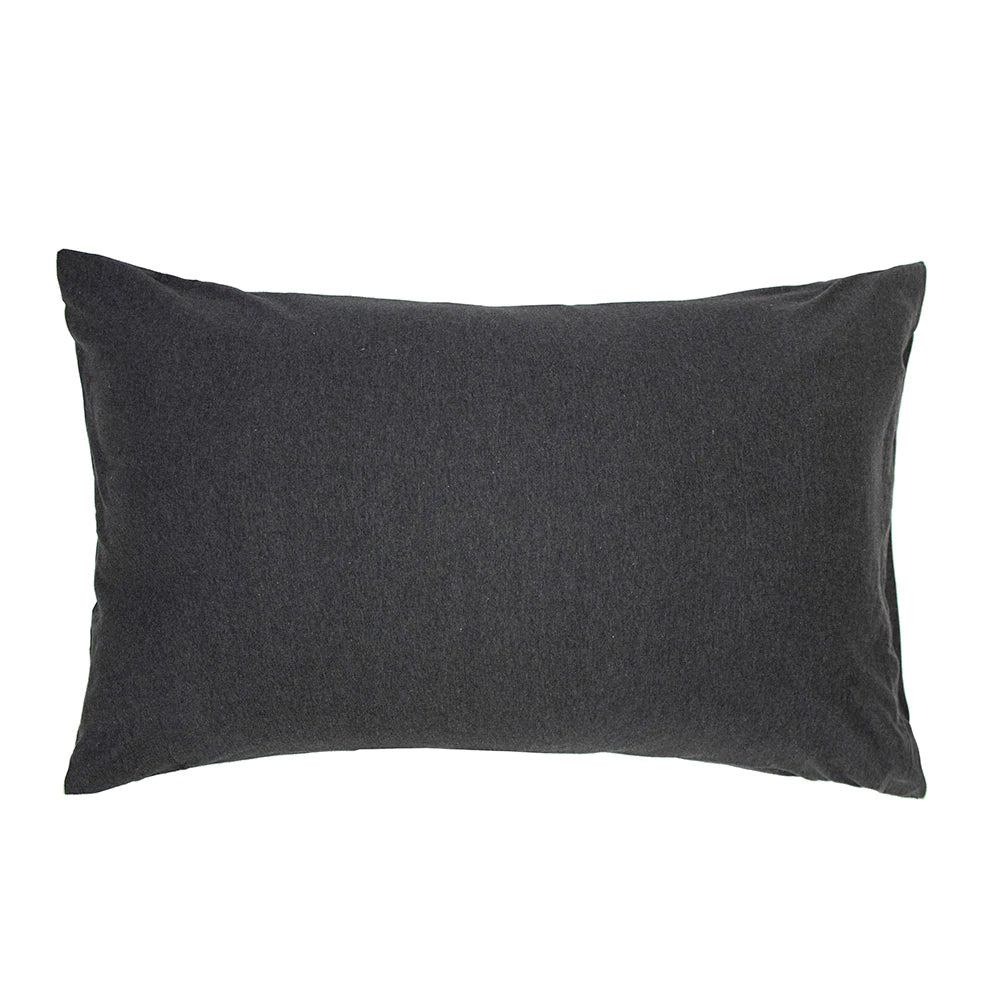 Bambury BedT Queen Organica Organic Cotton Fitted/Pillowcase Sheet Set Charcoal — image 2