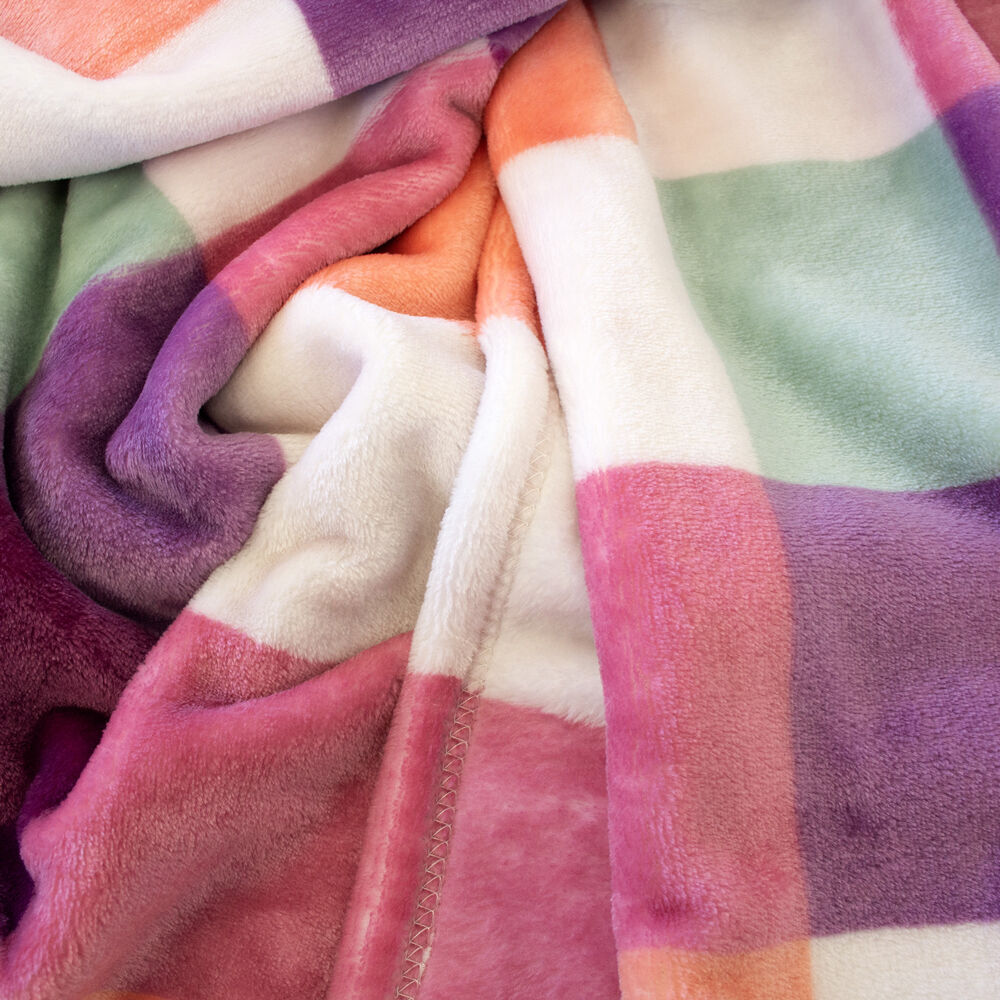 Bambury Charlie Ultraplush Warm Blanket Soft Bed Throws Sherbet — image 3
