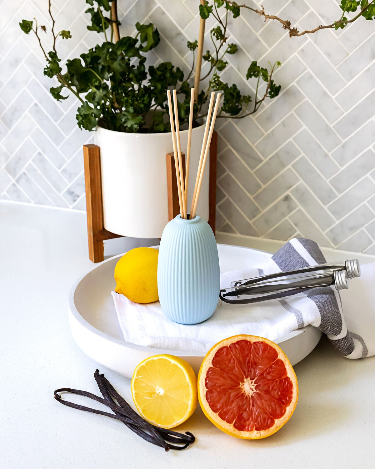 Bramble Bay Native Reed Diffuser Coastal Lime Scented Home Fragrance 150ml (2 Pack) — image 3