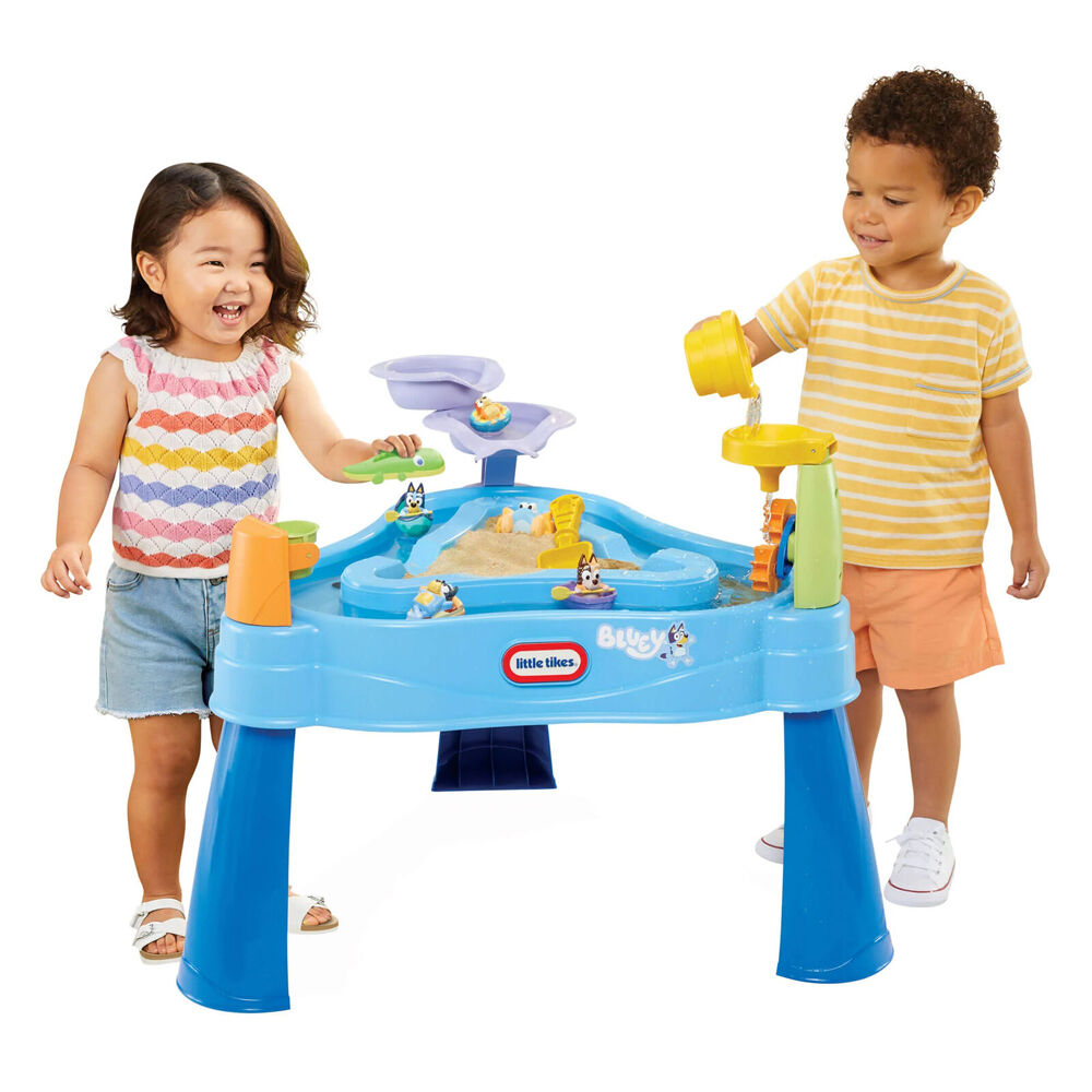 Little Tikes For Ages 1y+ Bluey Beach Table w/6 Accessories Sand/Water Toy — image 2