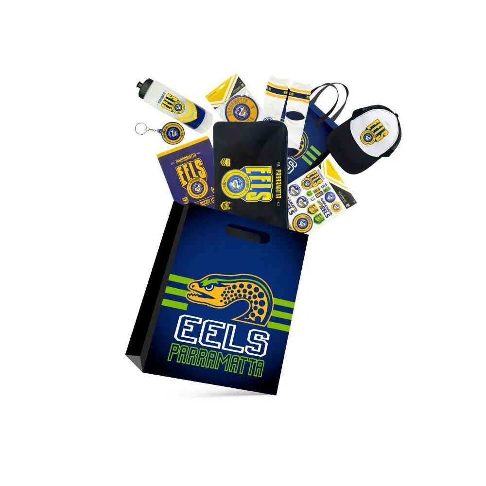 NRL Parramatta Eels Showbag Premium Fan Pack for Supporter - 8y+