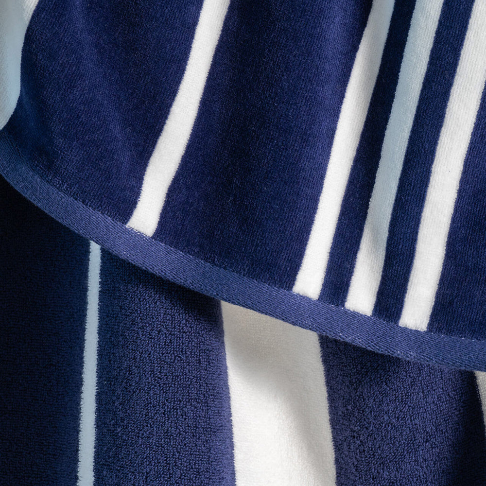 Canningvale Sorrentina Velour Beach Durable Quick-Drying Soft Towel Lido Navy — image 2