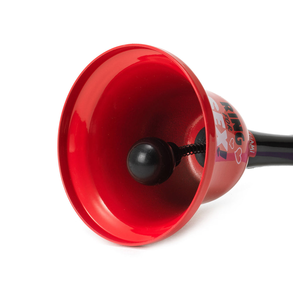 Legami Plastic/Metal Hand Bell Ring For S*x Party Game Supplies Ringbell Red — image 3