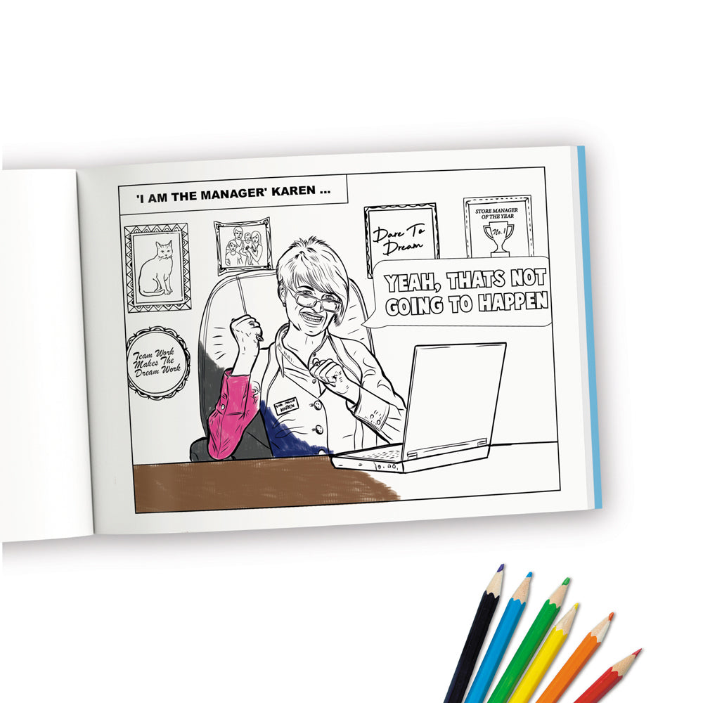 Bubblegum Stuff Karens in the Wild Colouring Book Adult Relaxing Art Activity — image 2