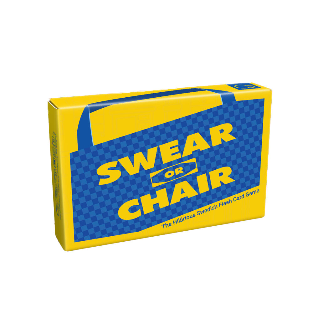 Bubblegum Stuff Swear or Chair? Quick And Fun Novelty Card Game 18Y+