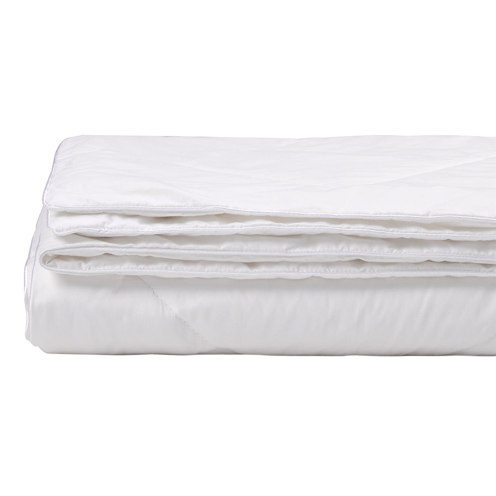 Bianca Natural Sleep Bamboo Quilt 250gsm Doona Breathable Bedding WHT Double Bed — image 9