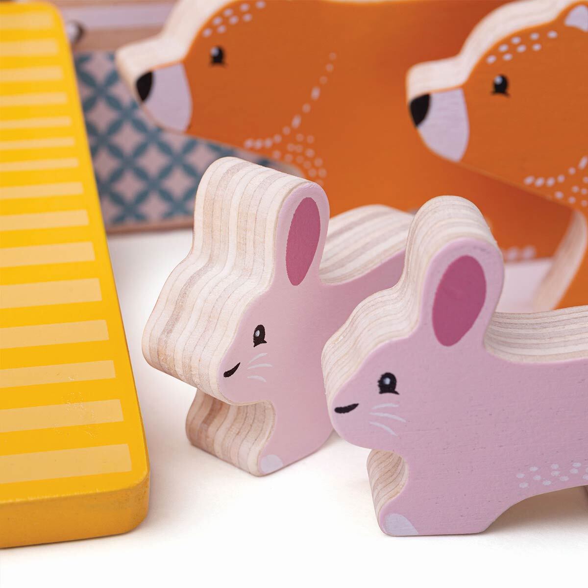 Bigjigs Toys 33.7cm FSC Noah's Ark Animals Lion/Rabbit Kids Wooden Play Toy 12m+ — image 3